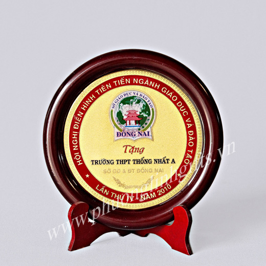 BIỂU TRƯNG GỖ ĐỒNG PL GD02