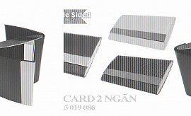 VÍ CARD 2 NGĂN CAO CẤP PHƯƠNG LINH PLCARD 01