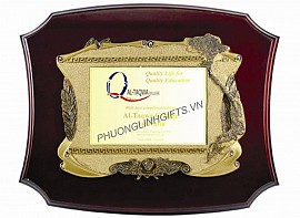 QUÀ TẶNG BIỂU TRƯNG GỖ ĐỒNG PL 024